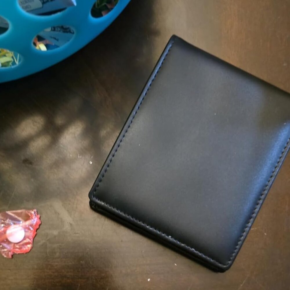 Wallet for Men - with Money Clip Slim Leather Slots Credit Card Holder RFID
